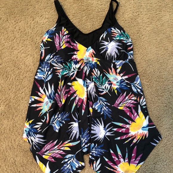 flowy swim dress
